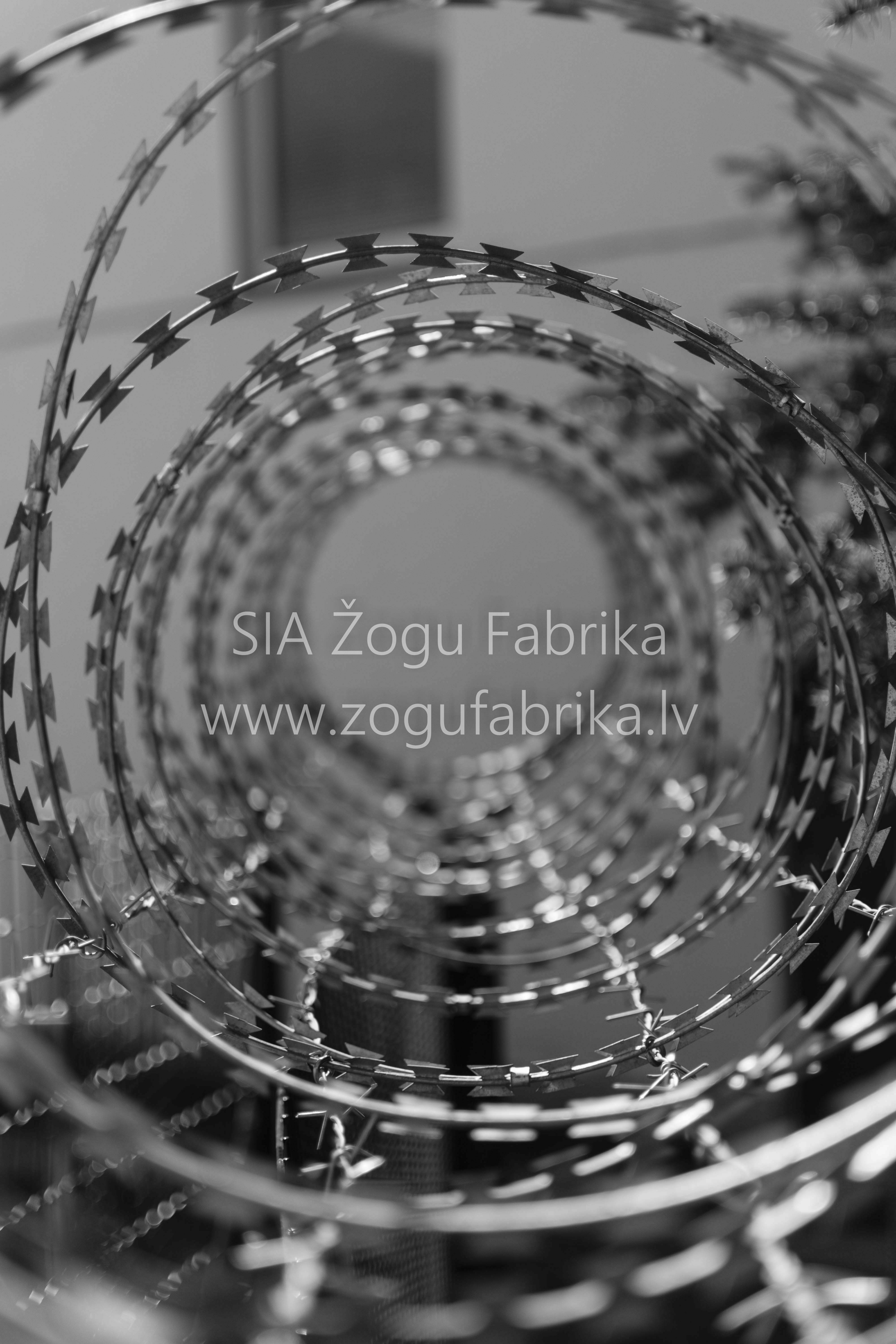 paaugstinātas drošības dzeloņstieple